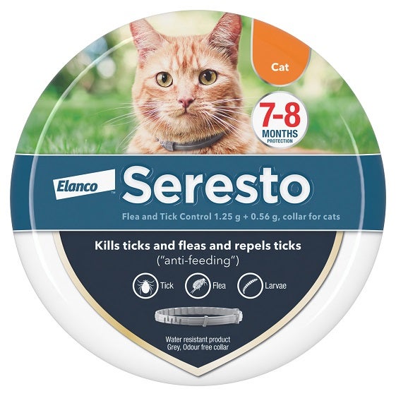 Cat keeps licking on sale seresto flea collar